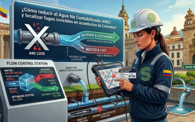 ¿Cómo reducir el Agua No Contabilizada (ANC) y localizar fugas invisibles en acueductos de Colombia?