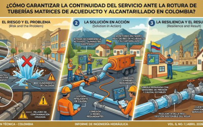 ¿Cómo garantizar la continuidad del servicio ante la rotura de tuberías matrices de acueducto y alcantarillado en Colombia?