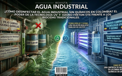 Cómo desinfectar el agua industrial sin químicos en Colombia? El poder de la tecnología UV y Ozono frente a los biocidas tradicionales